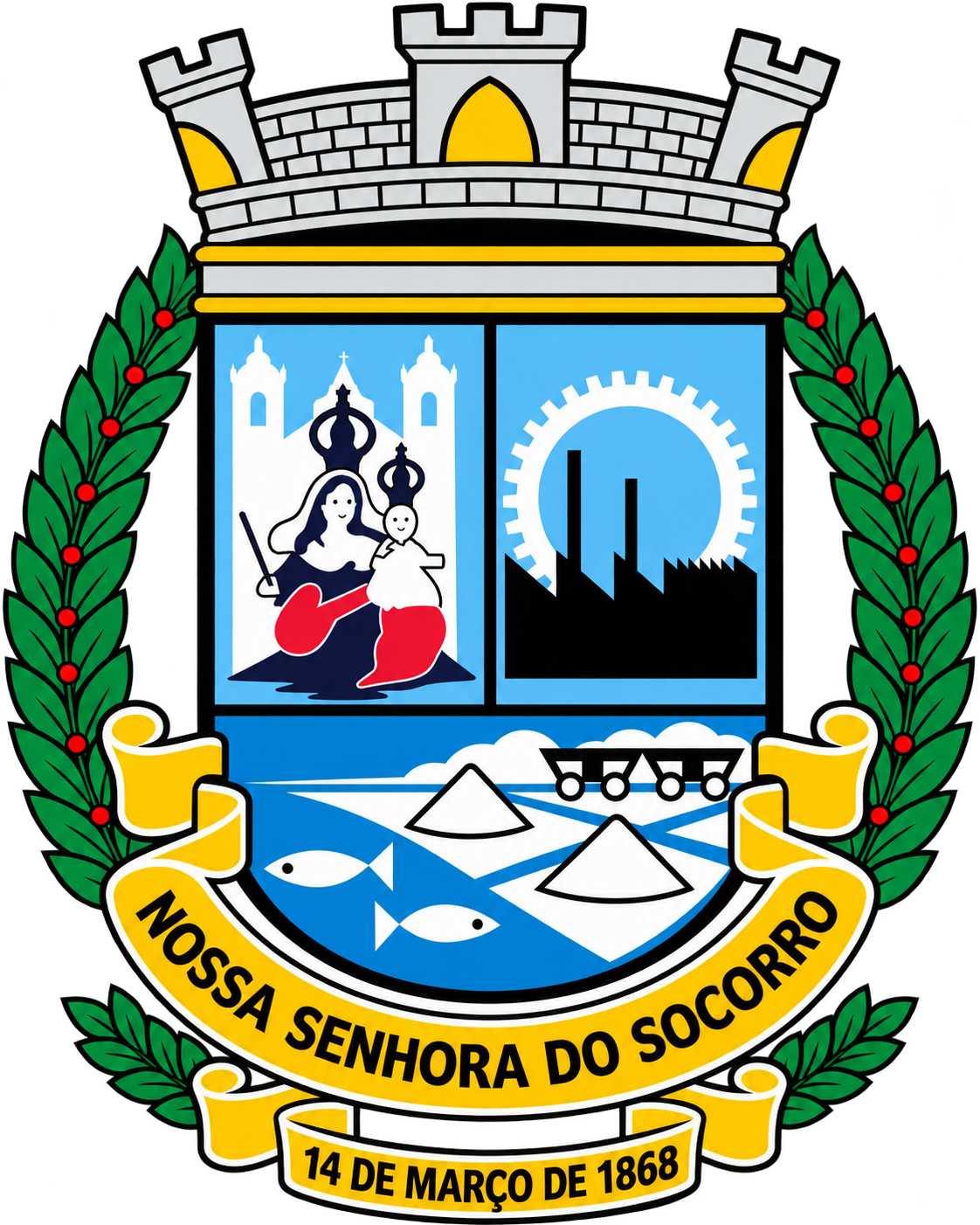Brasão de Nossa Senhora do Socorro